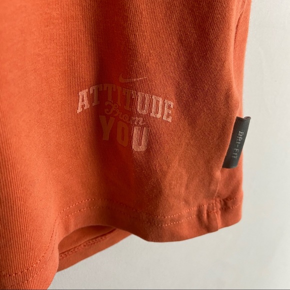 Nike Orange Dri-Fit Graphic Tee - Picture 3 of 6